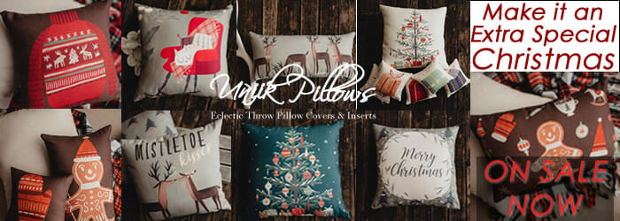 UniikPillows | Christmas Collection | Quality Throw Pillows and Inserts