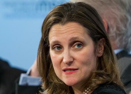 Canada’s Deputy Prime Minister Says the US Middle Class ‘Needs a Pay Cut’